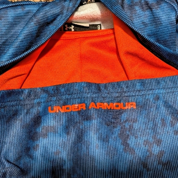 Under Armour Blue and Orange Hoodie - Picture 4 of 4